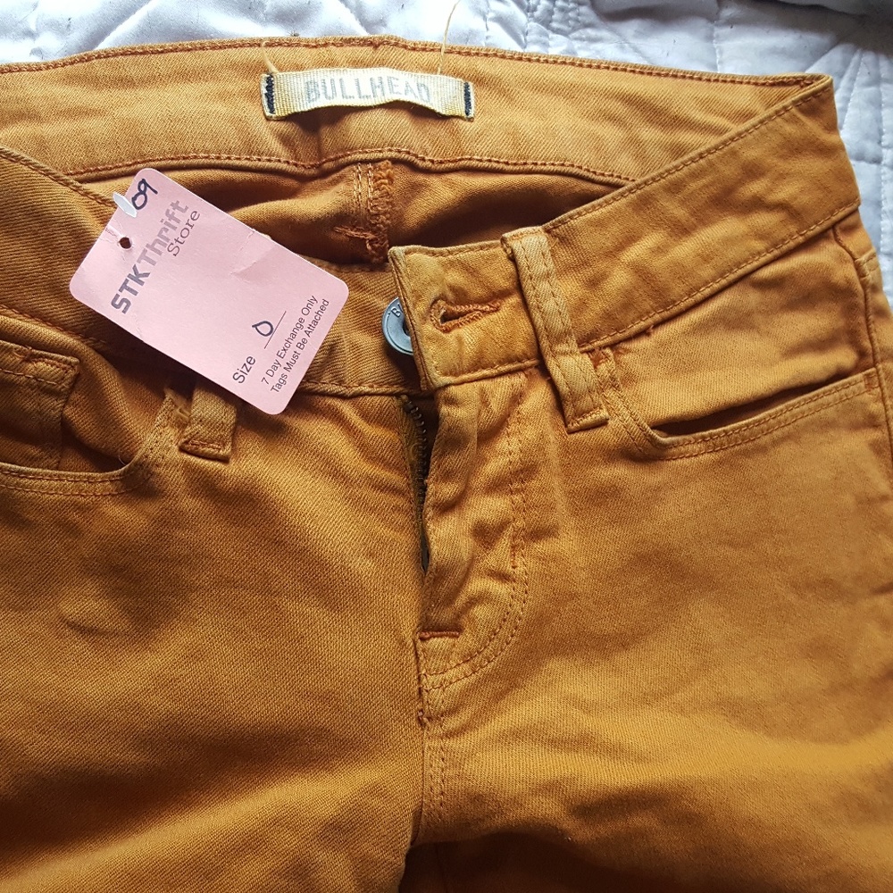 Bullhead Skinniest Jeans Orange Size 0